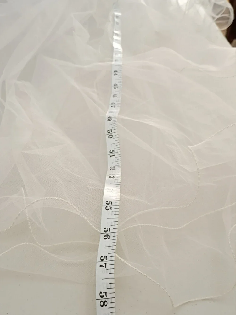 Vintage White Bridal Veil with Decorative Headband